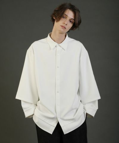 【専用】lelill 黒白パターン 長袖シャツ サイズ36 lelill 黒白パターン 長袖シャツ サイズ36