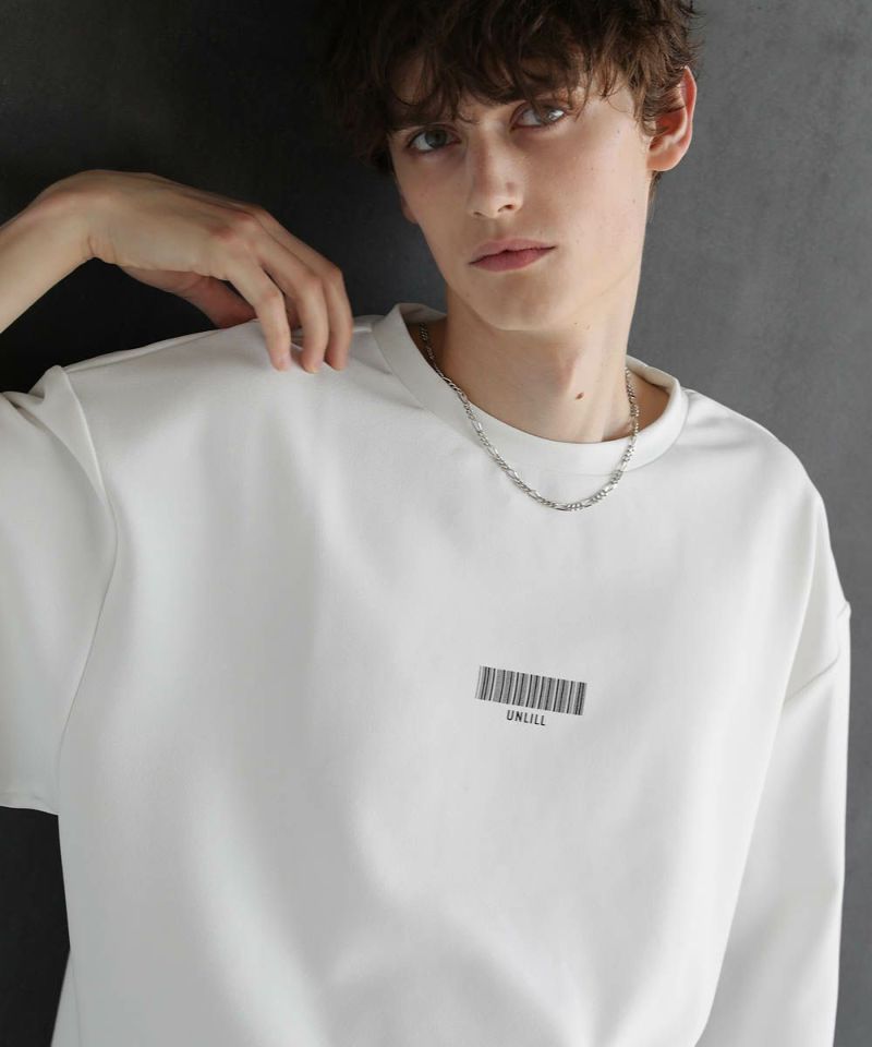 ジョーゼットバーコードプリントビッグTee | UNLILL（アンリル