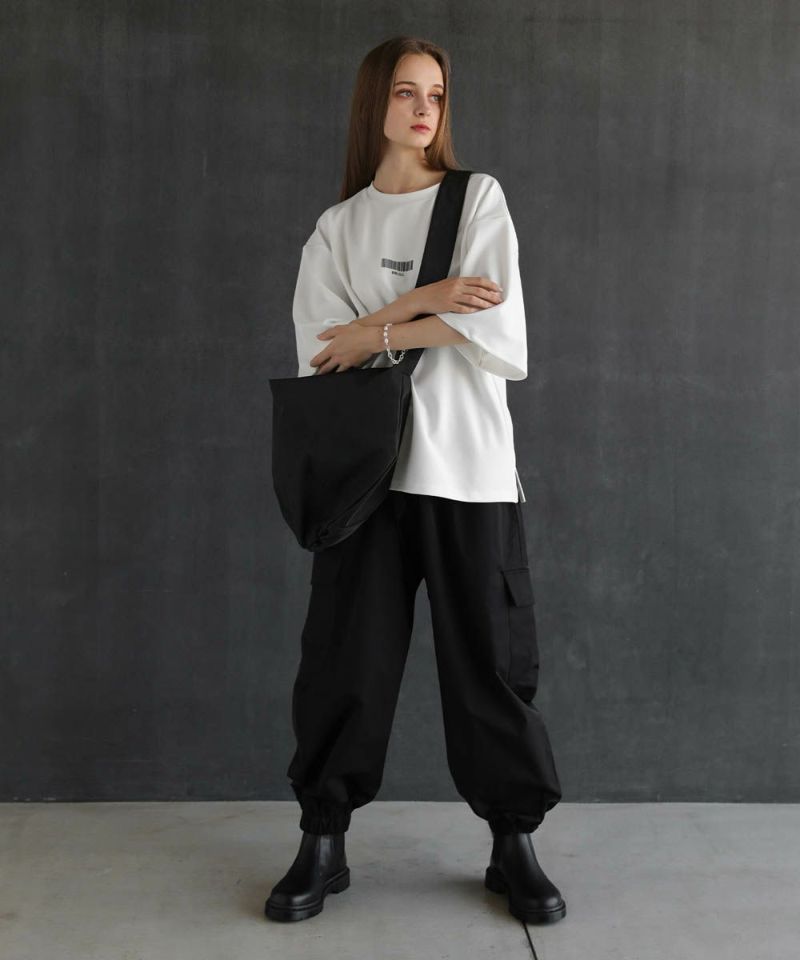 ジョーゼットバーコードプリントビッグTee | UNLILL（アンリル