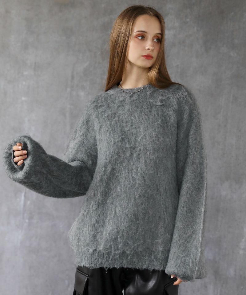 エレンディーク シャギー ニット アンゴラ モヘア モヘアシャギービッグニット | UNLILL（アンリル）公式通販サイト